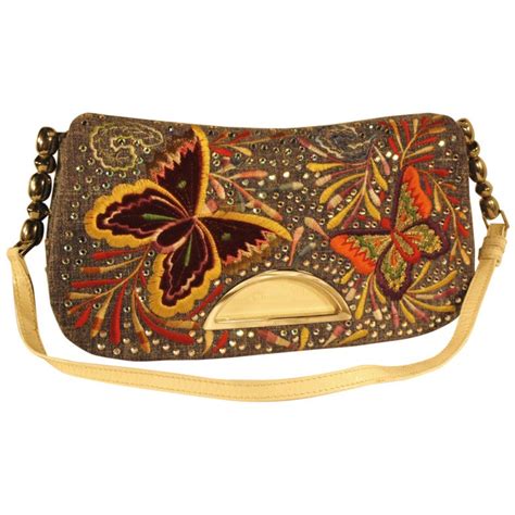 christian dior vintage butterfly purse